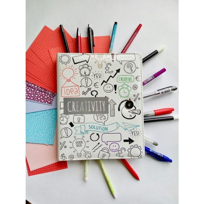 

[RESTOCK] binder Printing B5 Creativity 26 Ring Binder/Agenda/Jurnal