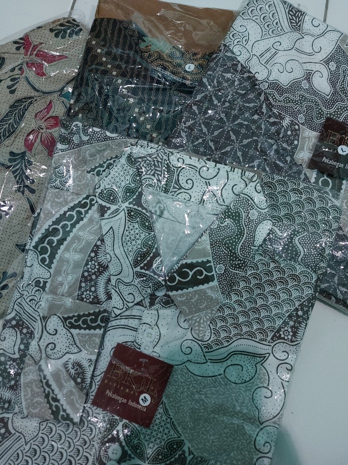 M-l-xl-xxl Batik Tunik Wanita Asj Sa Hrb026 Kenongo Pekalongan Sogan Tulis