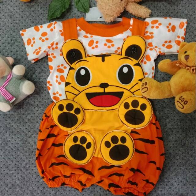 Wk jumper bayi kucing jumper bayi baju kodok  bayi Shopee 