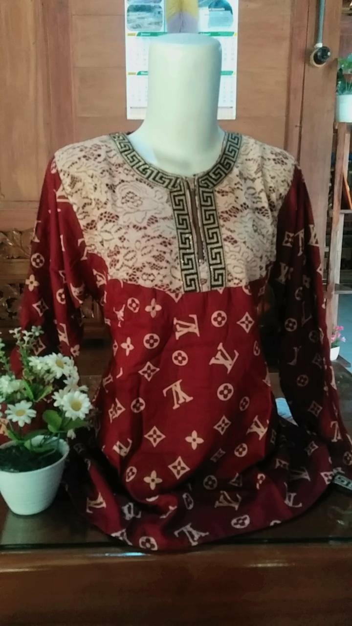 Setelan Celana Panjang Elvisa Brukt || Batik Pekalongan Maju