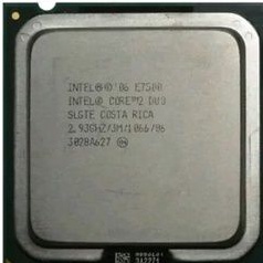 Processor Intel Core2Duo E7500 untuk Motherboard G31 atau G41 soket LGA 775 DDR2 atau DDR3