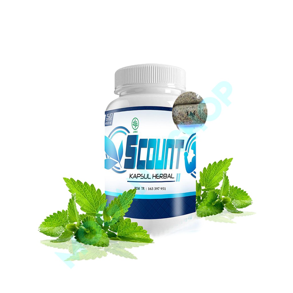 Scount Original Kapsul Herbal Obat Herbal Kesehatan Pria ...