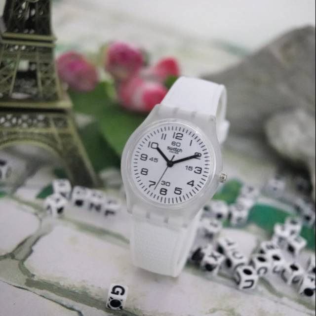 Jam analog swatch wanita