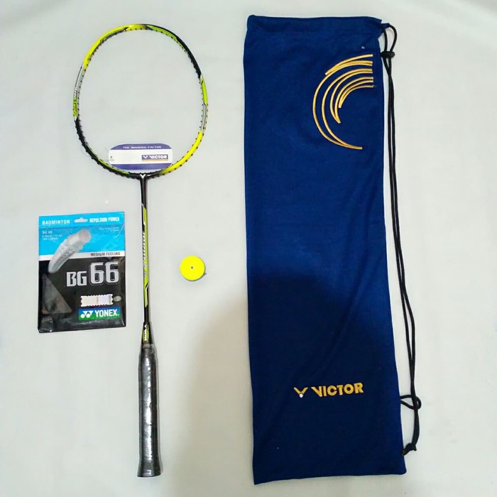 Promo Raket Bulutangkis Victor Jetspeed S08 free Tas Senar Grip terbaik