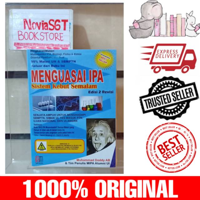 Buku Menguasai IPA sistem kebut semalam / buku SKS / buku rumus SMA / buku rumus IPA SMA