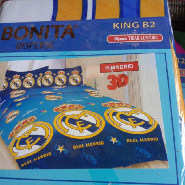 Sprei Bonita Motif Real Madrid
