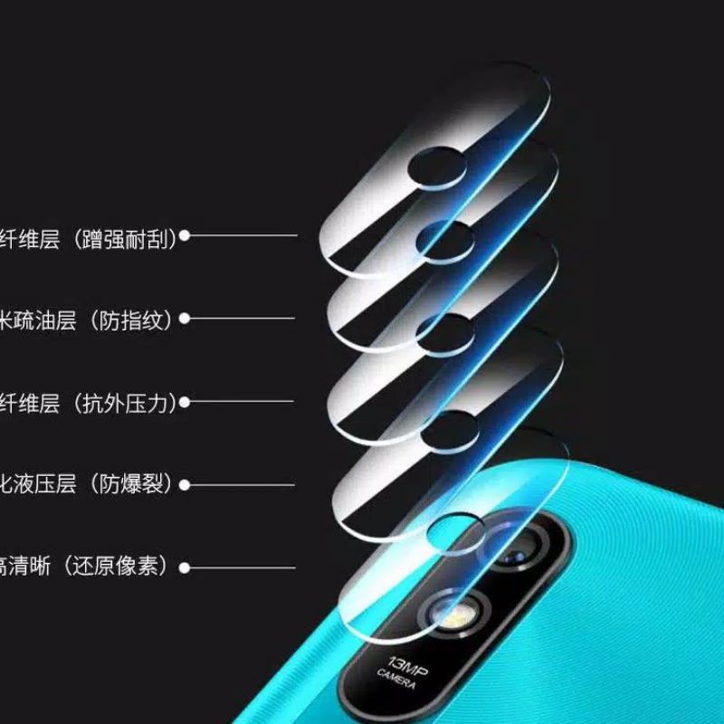 Tempered Glass Camera Xiaomi Redmi 9A New Pelindung Kamera
