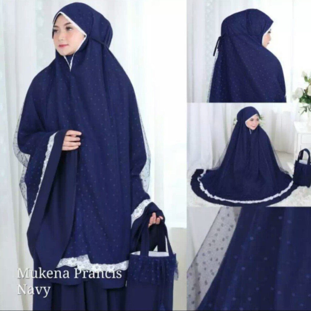 FLAM MUKENA DEWASA PRANCIS RENDA TILE MEWAH