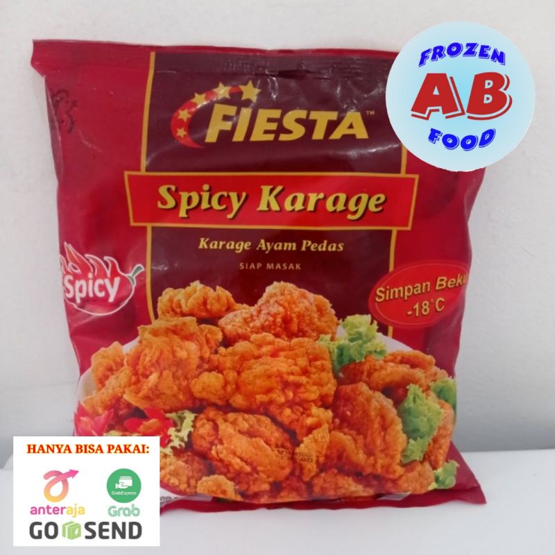 

Fiesta Spicy Karage 500 gram Karage Nugget Ayam Pedas Chicken Karage Spicy 500gr