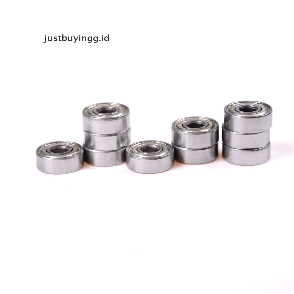 10pcs Bola Bearing Radial 624zz 4mm X 13mm X 5mm 624z Untuk Printer 3d