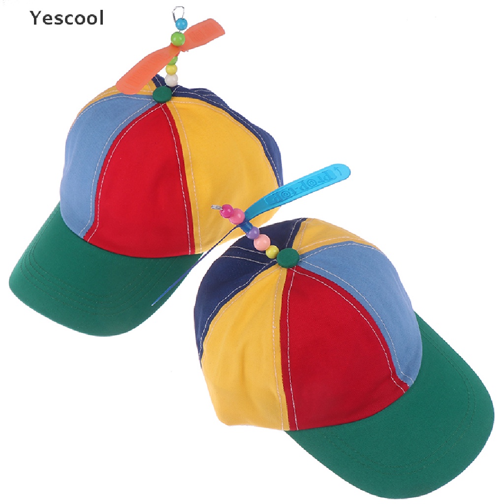 Yescool Topi Baseball Desain Patchwork Warna-Warni Untuk Anak / Dewasa