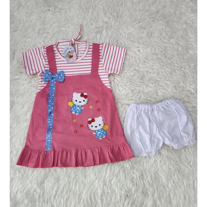 baju bayi perempuan dress hellokitty hghs14