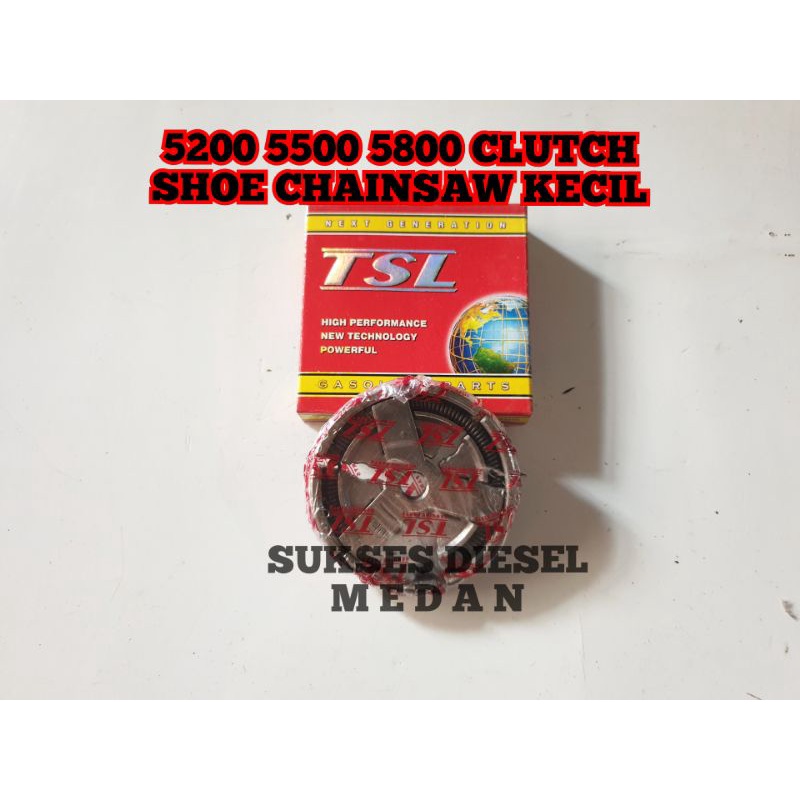 5200 5500 5800 Kain Klos Kampas Rem Mesin Chainsaw Senso Kecil Mini Newwest Motoyama