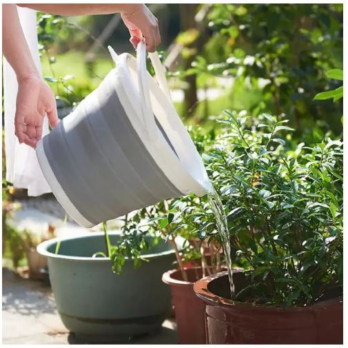 [GRAY.STORE178] Ember lipat portable multifungsi 10 liter Baskom Water Bucket Foldable - EBR