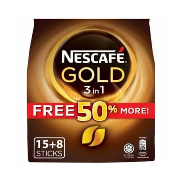 

#HANDCARRY Nescafe 3 In 1 Gold Coffeemix 15s+8sX20g - UFOHCR1898