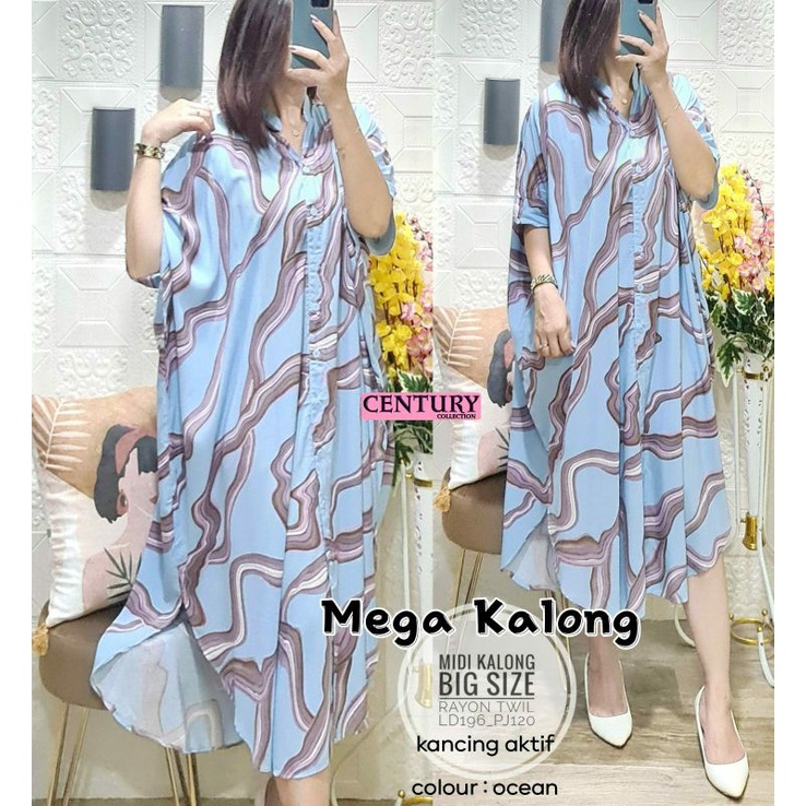 DRESS/ Dress Mega Kalong By CENTURY COLLECTION