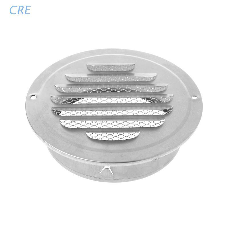 CRE  Stainless Steel Exterior Wall Air Vent Grille Round Ducting Ventilation Grilles