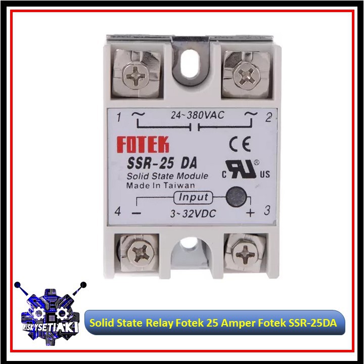 Solid State Relay Fotek 25 Amper Fotek SSR-25DA
