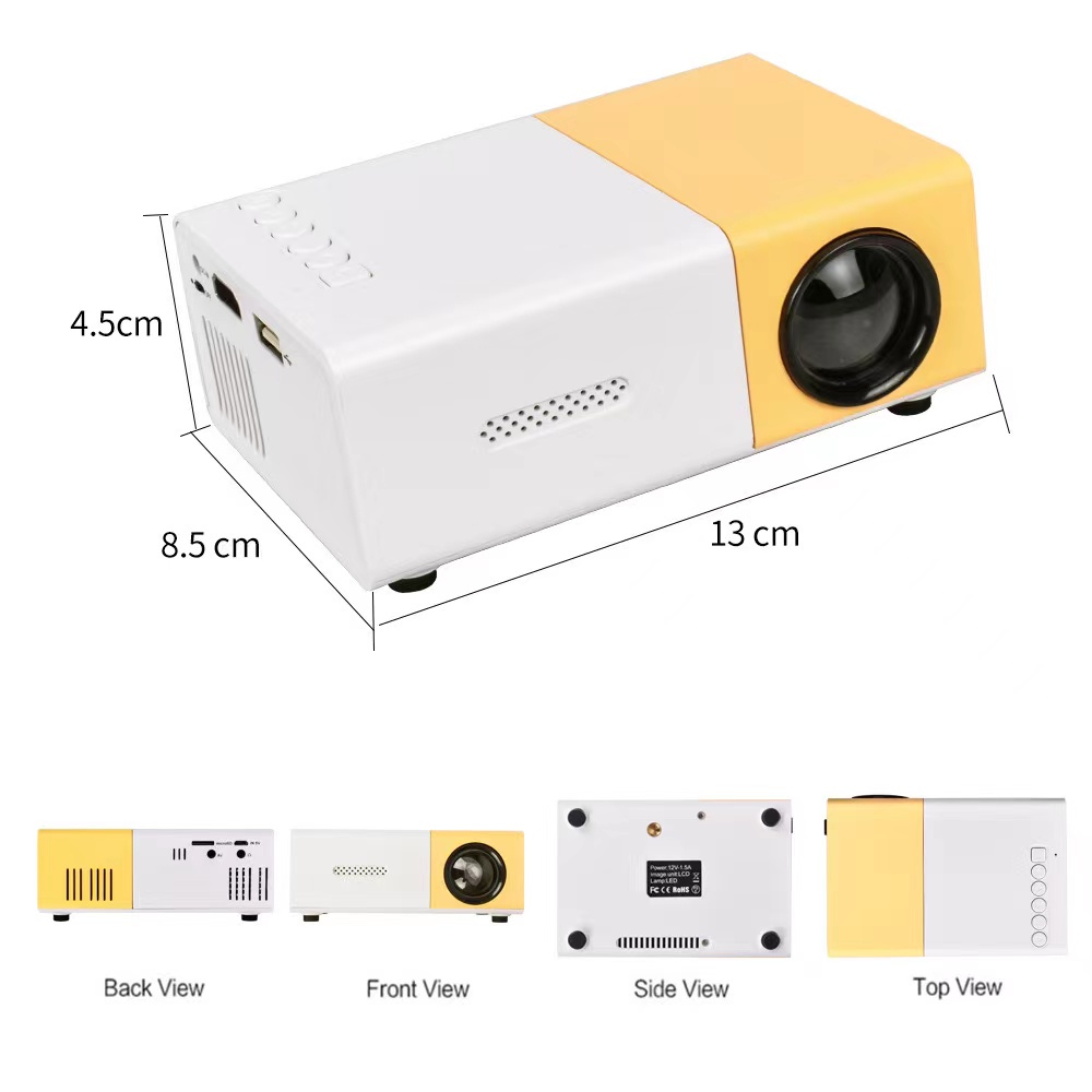 Mini Proyektor LED YG300 / YG-300 / YG 300 LCD Portable Projector Home