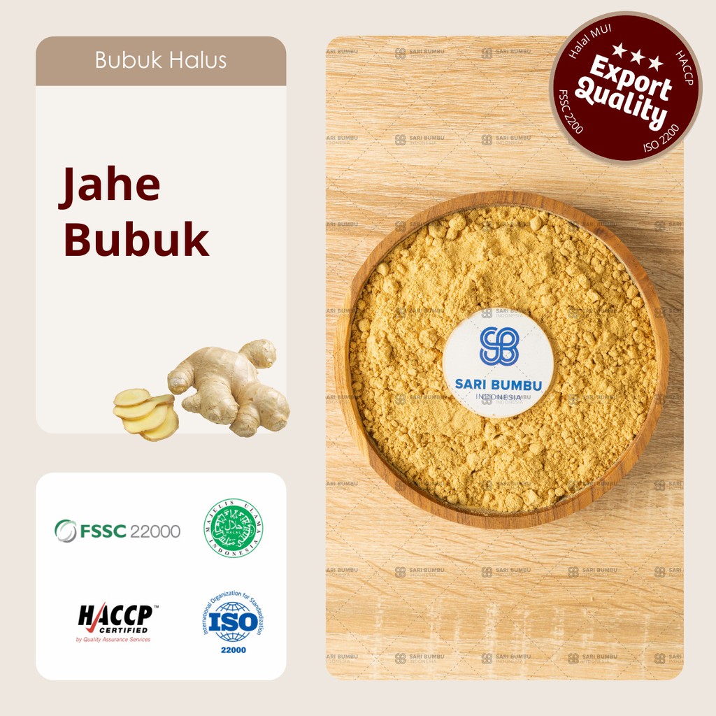 

Jahe Bubuk 250 Gram Kemasan Pouch Ziplock.