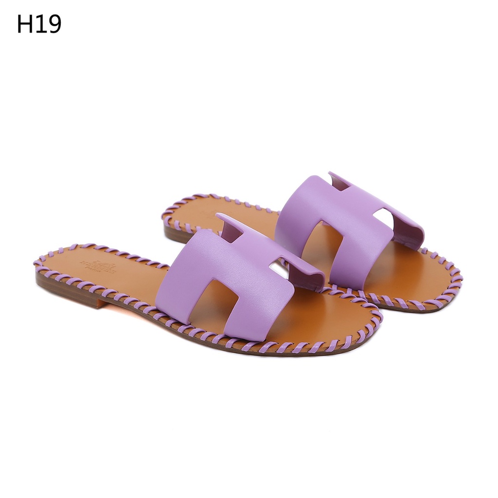 HO Sandal in Braided Calfskin with Iconic &quot;H&quot; cut-Out #H19