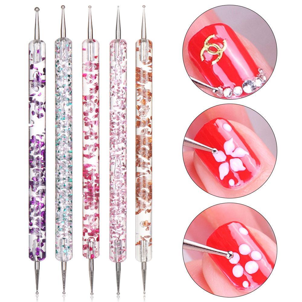 Preva 5Pcs Pen Dotting 2 Sisi Untuk Melukis DIY