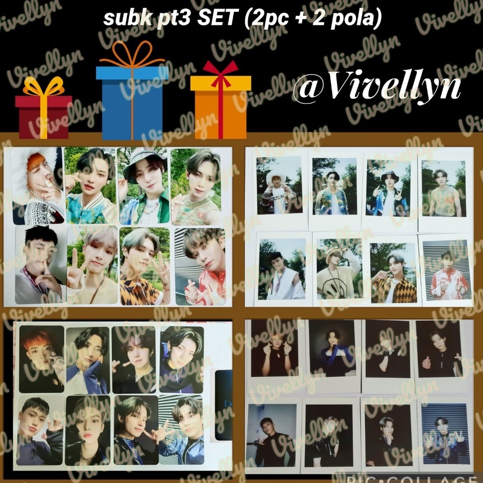 READY Ateez SubK fever pt3 set Photocard Polaroid POB Hongjoong San Seonghwa Wooyoung Mingi Yunho Jo