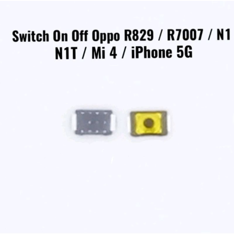 Tombol switch on off volume oppo r 829 r829 xiomi vivo y55 iphone 5g