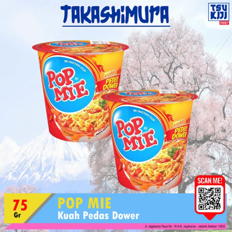 pop mie kuah pedas dower