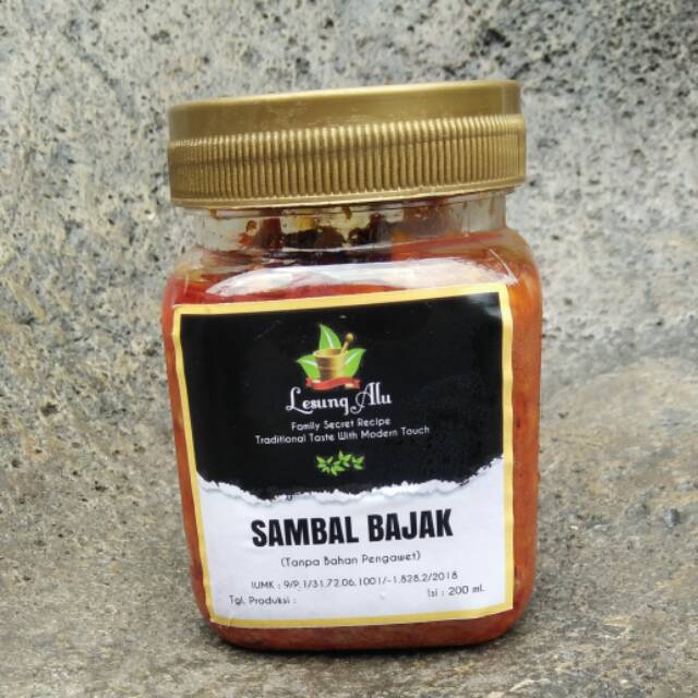 

Lesung Alu Sambal Bajak 200 ml