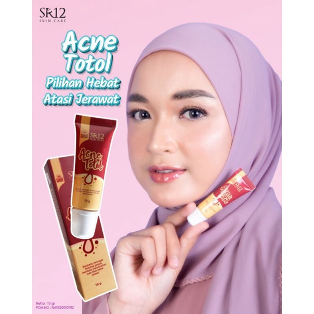 OBAT JERAWAT AMPUH/ACNE TOTOL SR12/CREAM UNTUK JERAWAT/CREAM BPOM
