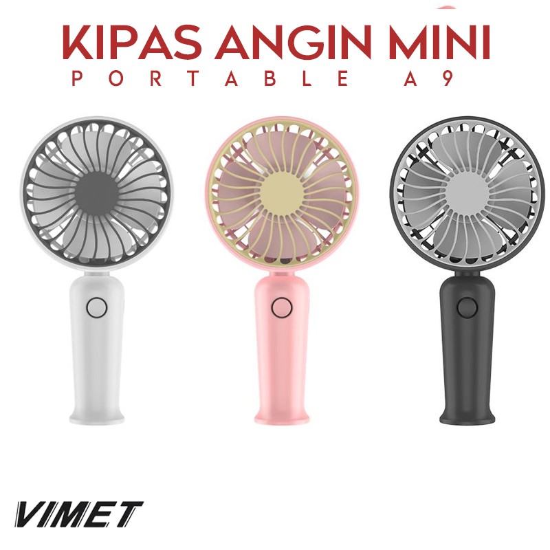 New Kipas Angin Mini Portable A9 Angin Super Kenceng