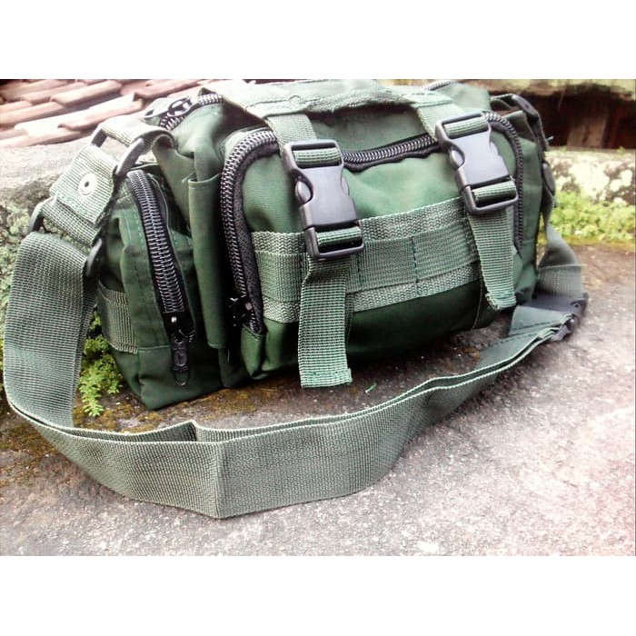 Tas Selempang Hijau Army TNI