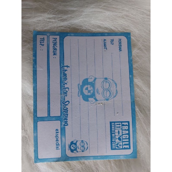

Stiker Resi Ukuran 10x6