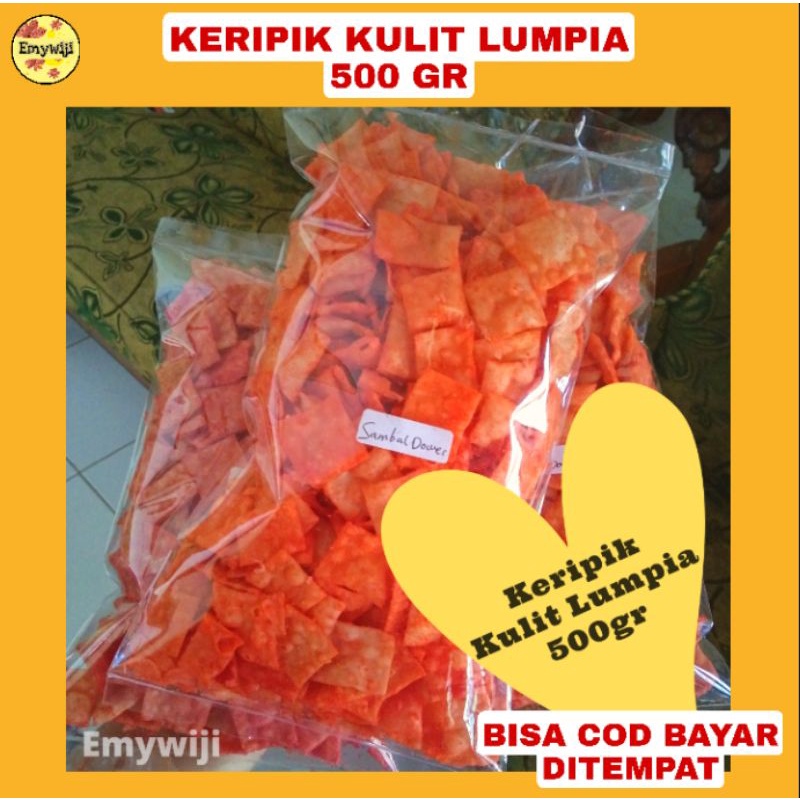 

[500gr] Kulpi Keripik Kulit Lumpia Renyah Gurih Aneka Rasa Kemasan Standing Pouch