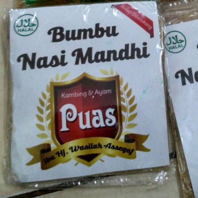 

Bumbu Nasi Mandhi