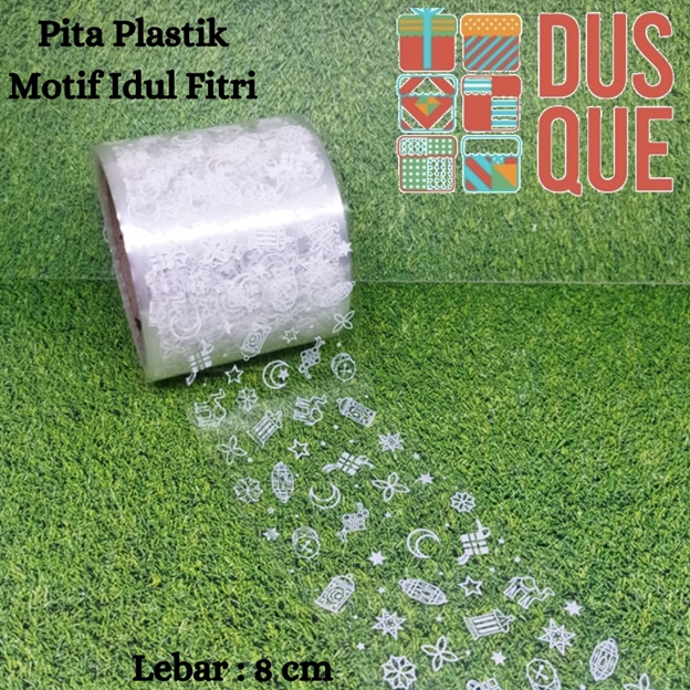 

(1 METER) PITA PLASTIK IDUL FITRI / PITA PLASTIK / PITA LEBARAN / PITA EID MUBARAK SIZE 8CM / PITA TOPLES / PITA DUS / PITA BOX
