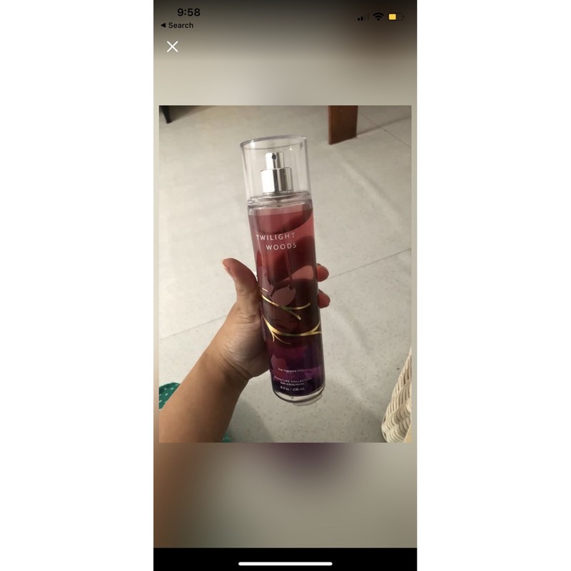 bath body works mist twilight woods