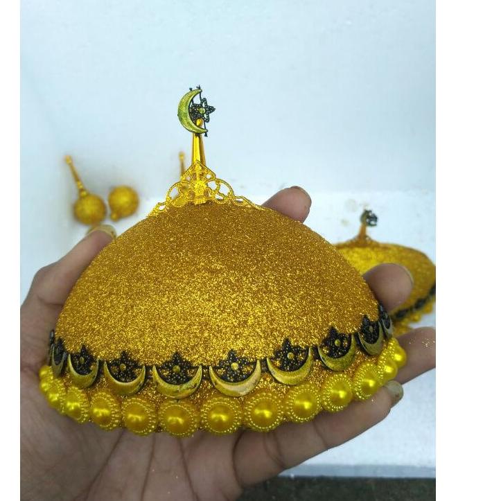 Special Price.. 1sett kubah masjid terbang untuk aksesoris mahar nikah, perlengkapan mahar maskawin 