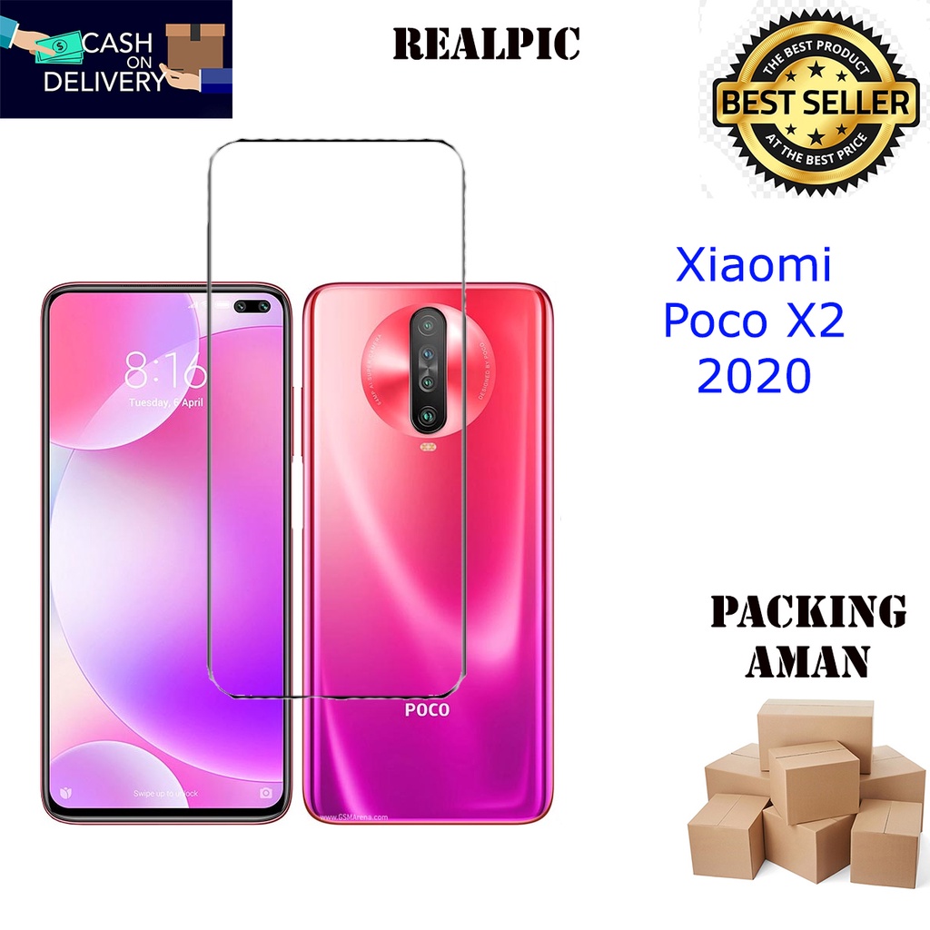 Tempered Glass Xiaomi Poco X2 2020 Screen Protector Anti Gores