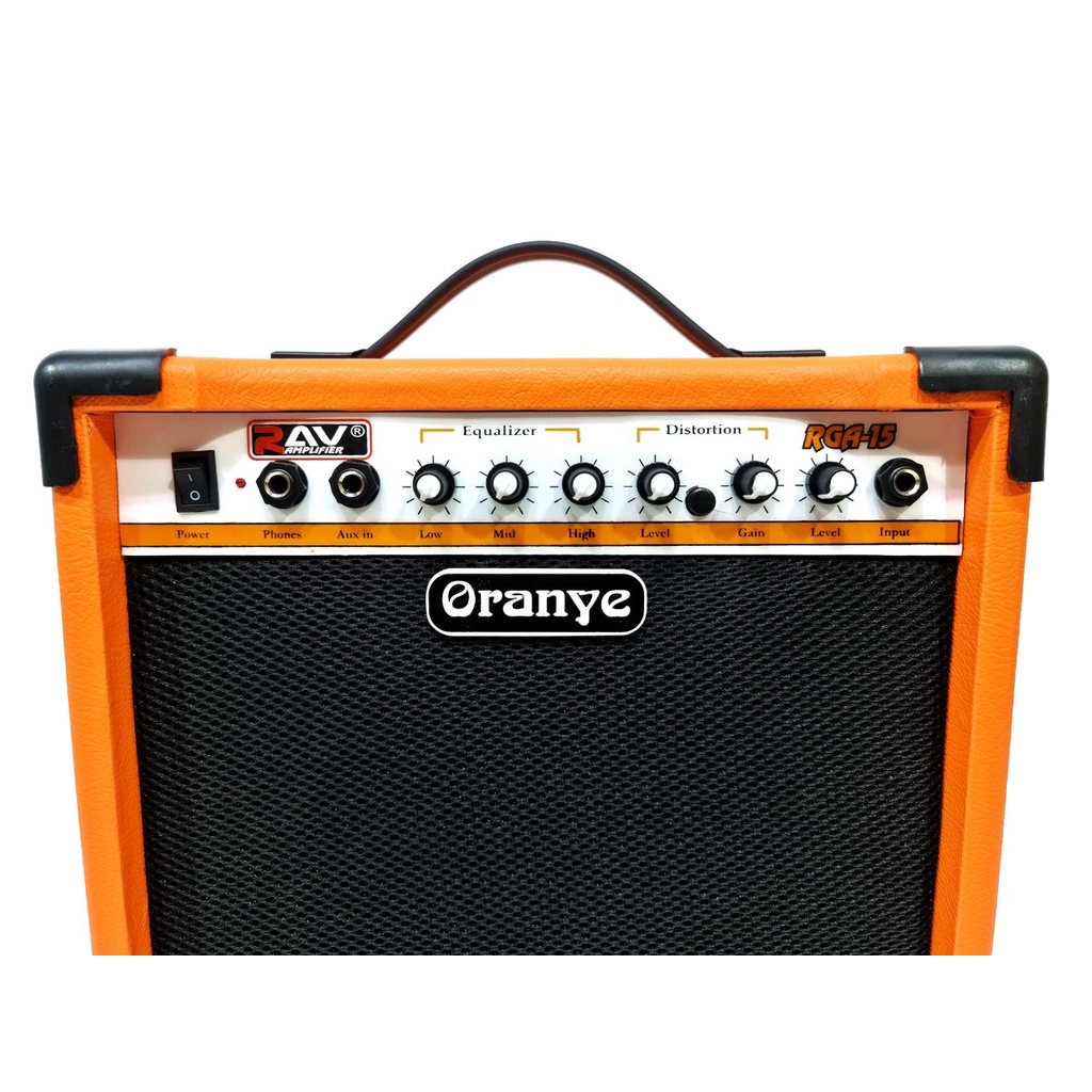 Ampli Gitar dan Bass Merk Oranye Ukuran 8 Inch ada Distorsi Jakarta Murah Amply Amplifier Orange