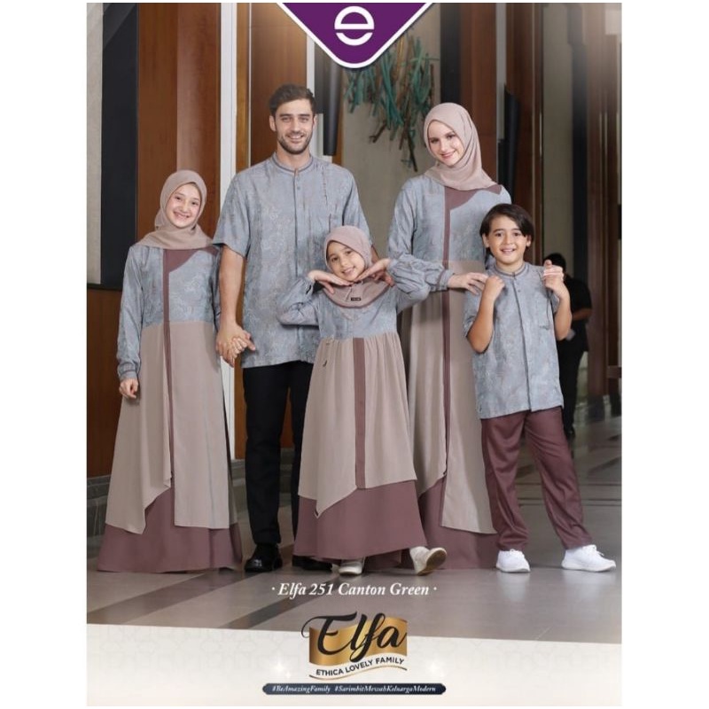 TERBARU SARIMBIT BY ETHICA ELFA 251 CANTON GREEN, KAHFI 233, KAGUMI 248, KAGUMI KIDS 116, KAHFI KIDS