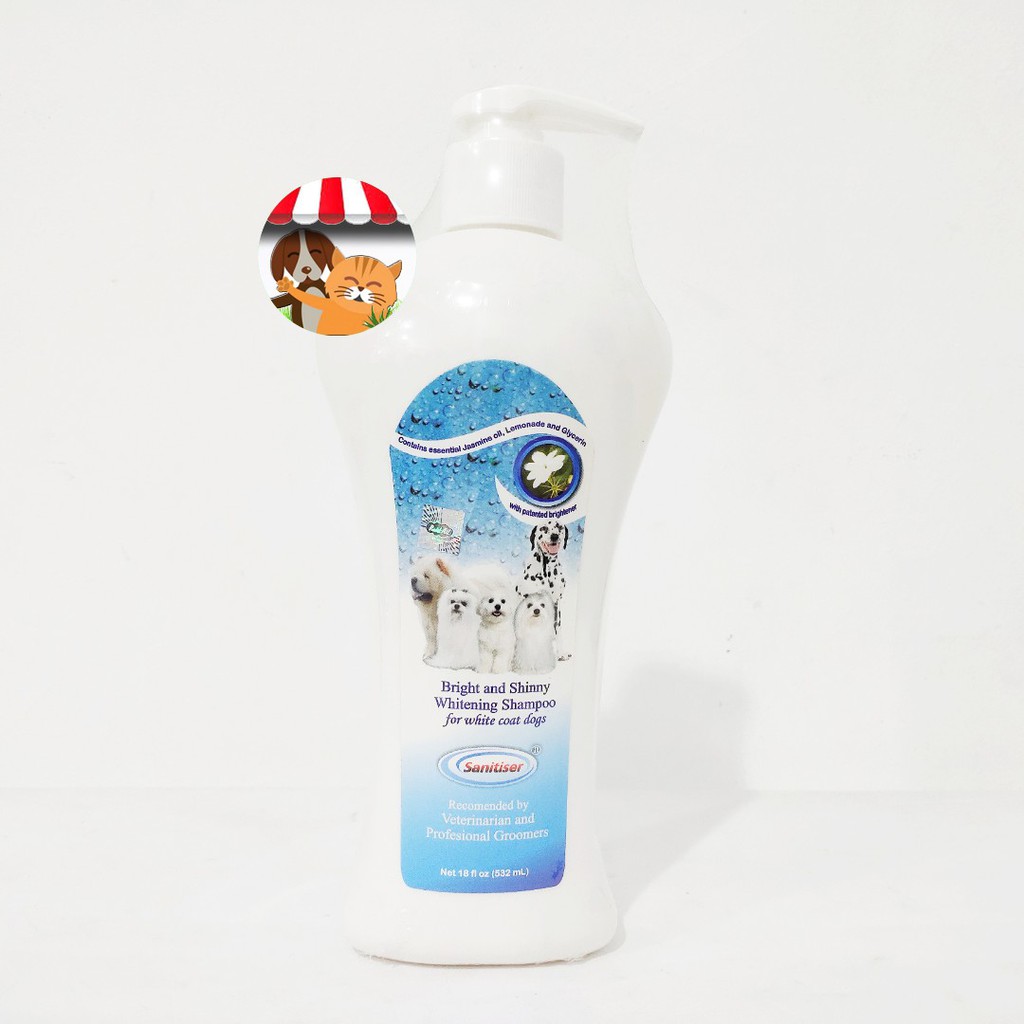 Shampoo Anjing - Raid All Sanitiser Bright and Shiny Whitening-532 mL