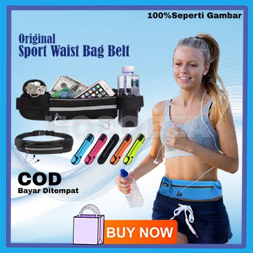 WAIST BAG CAPSULE TAS SABUK PINGGANG DOMPET OLAHRAGA PRIA WANITA UNISEX / GYM TRAVELLING  VA131