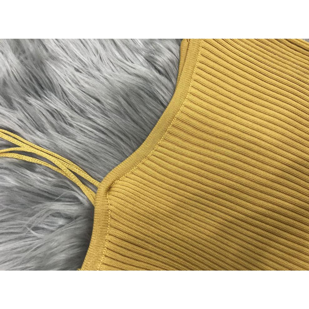 Nicebra Tank Top Tali Polos Wanita Import Gaya Korea 4034