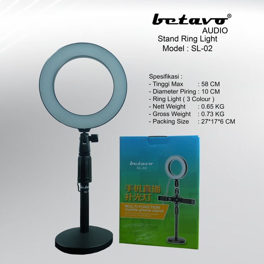 STAND LAMPU LED BETAVO SL 02 PROFESSIONAL OFFICIAL STORE