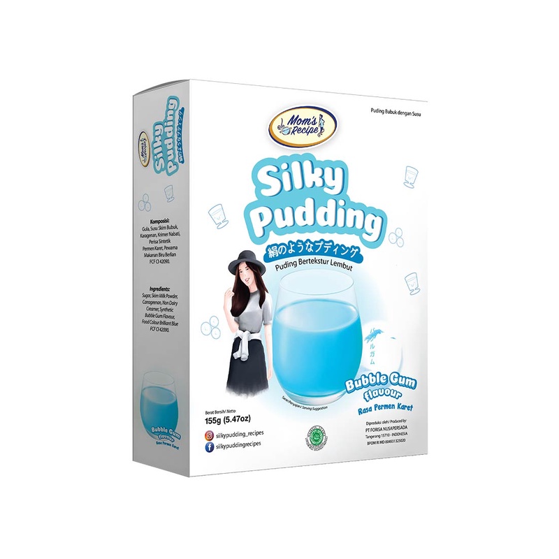 

FORISA SILKY PUDING PUDDING BUBBLE GUM 155 GR