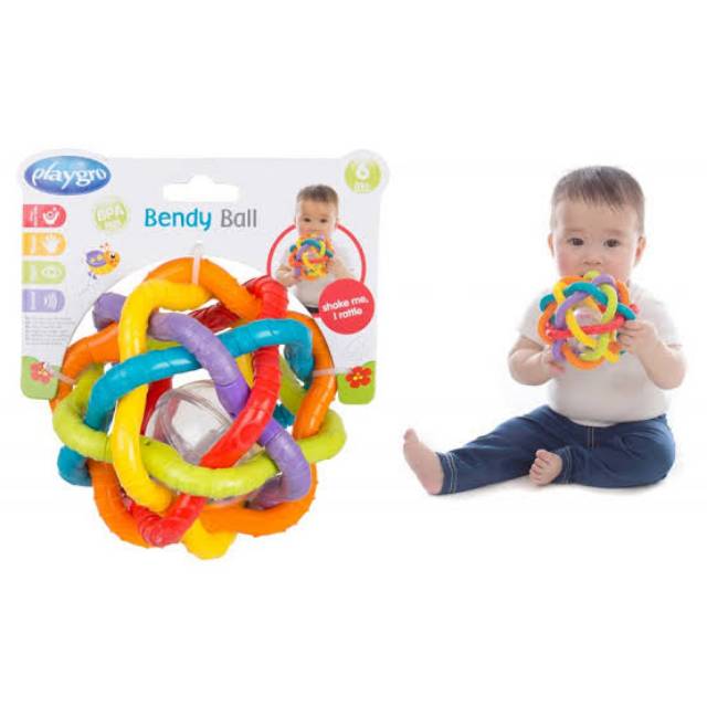 Playgro Bendy Ball / Bendy Ball / Rattle Bayi
