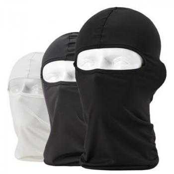 Rhodey Full Face Spandex Masker Motor Balaclava / Masker Full Face Motor Hitam Tebal Spandek Pria Wanita / Sarung Wajah Pelindung Kepala Helm Anti Debu / Masker Maling Grap Polos Anti Pengap / penutup kepala pria Touring Masker Ninja Tebal Keren Murah Ori