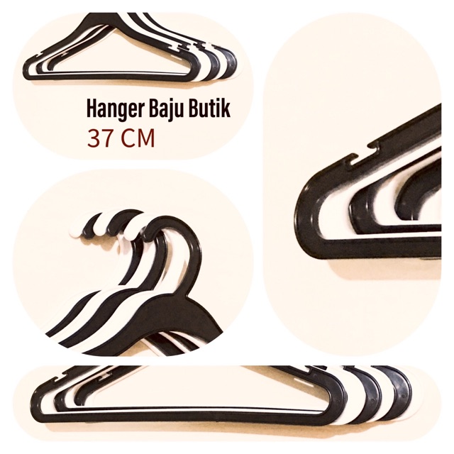 ( 12 PCS ) GANTUNGAN BAJU / HANGER REMAJA 14 IN